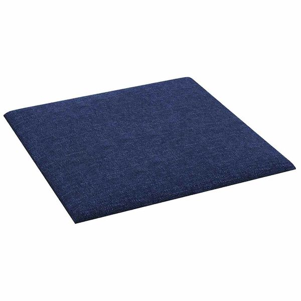vidaXL Wandpanelen 12 st 1,08 m&sup2; 30x30 cm stof blauw