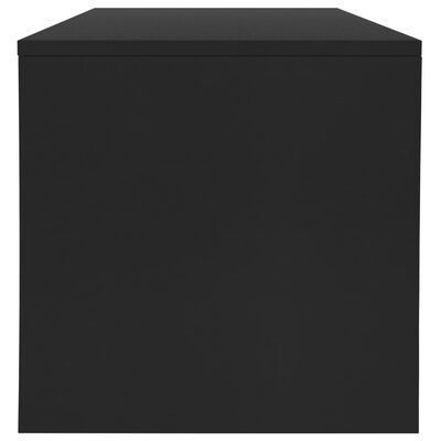 vidaXL Salontafel 100x40x40 cm bewerkt hout zwart