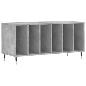 vidaXL Platenkast 100x38x48 cm bewerkt hout betongrijs
