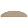vidaXL Trapmatten 15 st 65x21x4 cm Donkerbeige Halfrond Groot