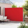 vidaXL Tuinscherm uittrekbaar 220x500 cm rood