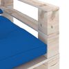 vidaXL 5-delige Loungeset met kussens pallet grenenhout