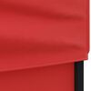 vidaXL Partytent inklapbaar met zijwanden 3x3 m rood