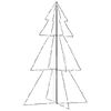 vidaXL Kegelkerstboom 200 LED's binnen en buiten 98x150 cm
