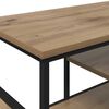 vidaXL TV-kast Artisan Eiken 100 x 35 x 45 cm Gemonteerd hout en ijzer