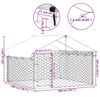 vidaXL Hondenkennel voor buiten met dak 200x200x150 cm