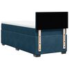 vidaXL Boxspring met matras fluweel blauw 80x200 cm