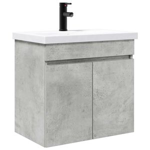vidaXL Badkamermeubel met kraan Betongrijs 61 x 40 x 74,5 cm