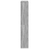 vidaXL Boekenkast 72x20x120,5 cm bewerkt hout grijs sonoma eikenkleurig