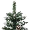 vidaXL Kunstkerstboom met 300 LED Groen 210 cm PVC en Plastic en Staal