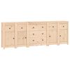 vidaXL Dressoir 230x35x80 cm massief grenenhout