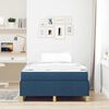 vidaXL Bedframe met matras Blauw 120 x 190 cm Stof