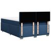 vidaXL Boxspring met matras stof blauw 140x200 cm