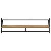 vidaXL Wandplankenset met plank 6 pcs Artisan Eiken 100 x 25 x 30 cm