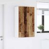 vidaXL Hangkast met opslag Oudhout 60 x 31 x 100 cm Bewerkt hout