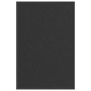 vidaXL Deurmat 60x90 cm zwart