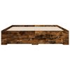 vidaXL Bedframe met lades bewerkt hout gerookt eikenkleurig 160x200 cm