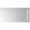 vidaXL LED Badkamer Spiegel Transparant 40 x 20 cm gehard glas