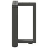 vidaXL Salontafelpoten 2 st T-vormig 38x25x(42-43) cm staal antraciet