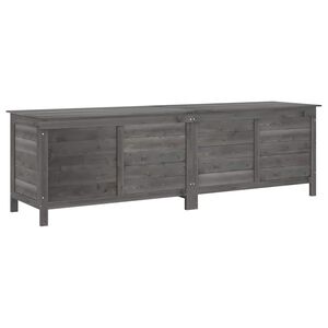 vidaXL Tuinbox 198,5x50x56,5 cm massief vurenhout antracietkleurig