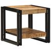 vidaXL Salontafel Bruin 40 x 40 x 38 cm Massief Mango Hout