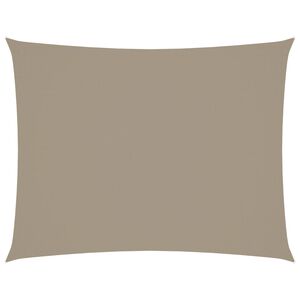 vidaXL Zonnescherm rechthoekig 3x6 m oxford stof taupe