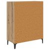 vidaXL Dressoir met lade Artisan Eiken 69,5 x 34 x 90 cm
