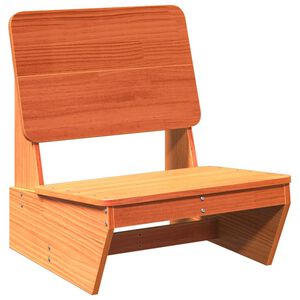 vidaXL Tuinstoel 60x64x70,5 cm massief grenenhout wasbruin
