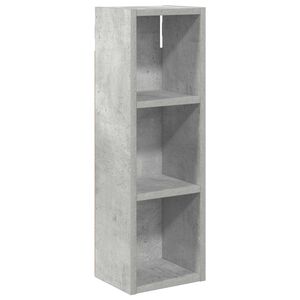 vidaXL Badkamer wandkast Beton Grijs 20 x 16 x 62,5 cm