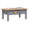 vidaXL Salontafel Panama Range 100x60x43,5 cm massief grenenhout grijs