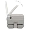 vidaXL Kampeertoilet met tent draagbaar 10 + 10 L
