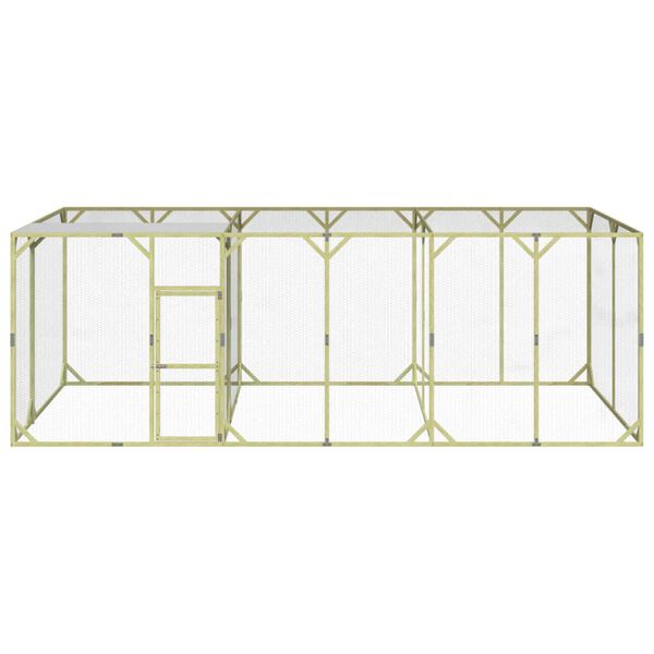 vidaXL Kippenhok 600x300x200 cm ge&iuml;mpregneerd massief grenenhout