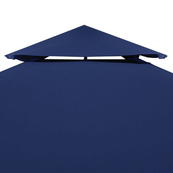 vidaXL Prieeldak 2-laags 4x3m 310 g/m&sup2; blauw