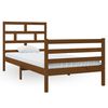 vidaXL Bedframe massief grenenhout honingbruin 90x200 cm