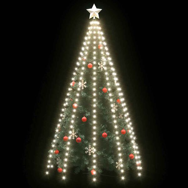 vidaXL Kerstboomverlichting met 300 LED's koudwit net 300 cm