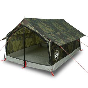 vidaXL Tent 2-persoons waterdicht camouflage