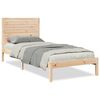 vidaXL Bedframe extra lang zonder matras massief hout 100x210 cm