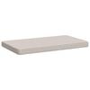 vidaXL 1-delig Bankkussen VUGHT 100% Polyester Wit 60 x 50 x 5 cm