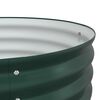vidaXL Verhoogde plantenbak Groen 400 x 80 x 81 cm Staal