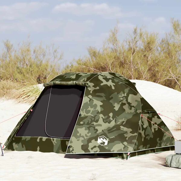 vidaXL Vistent 5-persoons waterdicht camouflage