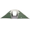 vidaXL Tunnel tent met dak met opslag Groen 510 x 240 x 156 cm taft