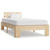 vidaXL Bedframe massief grenenhout 100x200 cm