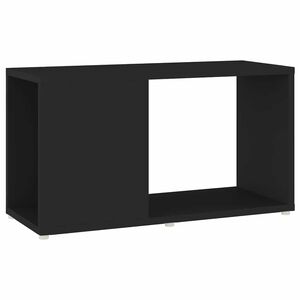 vidaXL Tv-meubel 60x24x32 cm bewerkt hout zwart