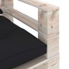 vidaXL 5-delige Loungeset met kussens pallet grenenhout
