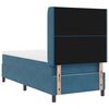 vidaXL Boxspringbed met hoofdeinde Blauw 90 x 200 cm Fluweel