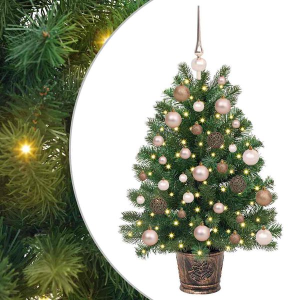 vidaXL Kunstkerstboom met 150 LED met standaard Groen 95 cm PE en PVC
