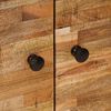 vidaXL Bijzetkast Bruin 60 x 33,5 x 75 cm Massief Mango Hout