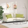 vidaXL Sofa Kussens 2 pcs Lichtgroen 80 x 40 cm Stof