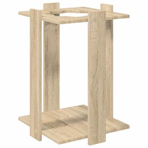 vidaXL Hengelhouder Bewerkt hout 42 x 43 x 60 cm Sonoma Eiken