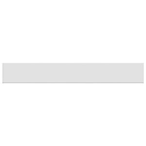 vidaXL Raamsokkel Wit 140 x 25 x 4,5 cm PVC